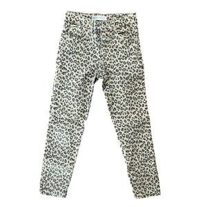 ZARA Girls Leopard Pants size 9 years‎ leopard jeans
